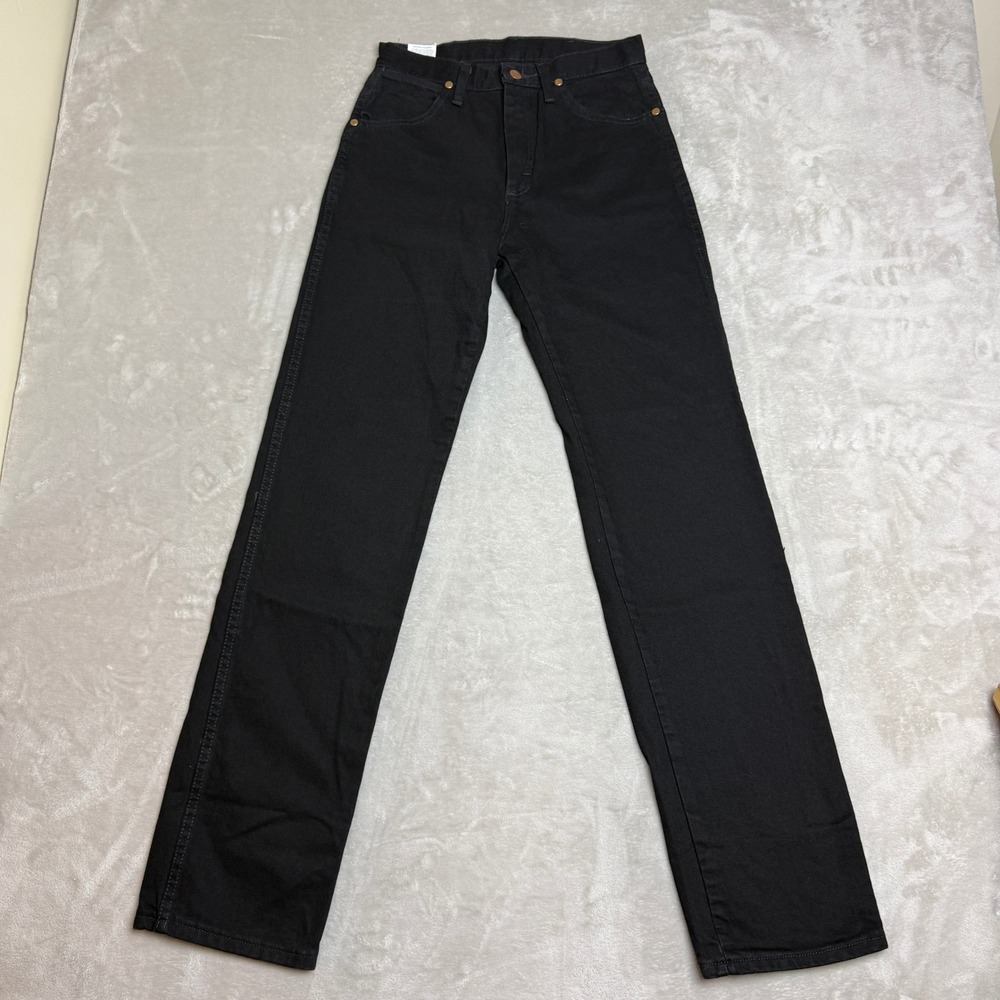 Wrangler Cowboy Cut Jeans Mens 28x34 Black Original Fit Western 1013MWZWK NEW